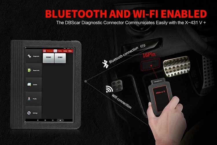 Herramientas de escáner Bluetooth Launch X431 V+