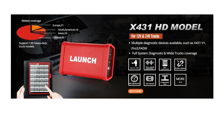 Inicie el módulo X431 HD que funciona con X431 V+