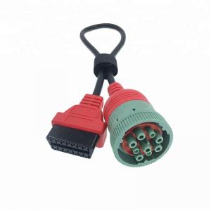 Auto J1939 9PIN a proveedor de cable OBD2 DB9